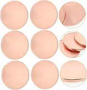 GARIOUANS 3 Sets Engraving Blank Copper Challenge Coins with Smooth Edges for DIY Crafts Commemorative Collectibles for Custom Designs and Present Ideas