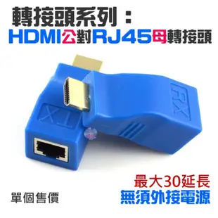 *現貨*轉接頭系列：HDMI公轉RJ45母轉接器（HDMI轉網路線）HDMI網線延長器 HDMI轉RJ45延長