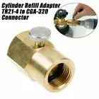 Cylinder Refill Adapter TR21-4 to CGA320 Connector US CAN Version For SodaStream