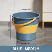 5L/10L Foldable Bucket for Car Washing Thickened Plastic Durable Water Bucket Ou