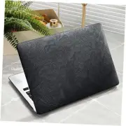 Compatible with Air 13 case(A1932 A2179 M1 A2337) a. Embossed Floral Black