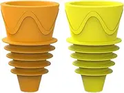 Fruit Fly Trap,Fruit Fly Catcher for Indoor Outdoor Use | Fly Bait, Reusable, Compact Indoor Kitchen Fly Solution for Fly Hunter Control in House, Restaurant