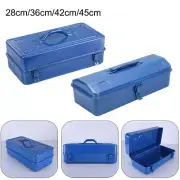 Heavy Duty Portable Steel Tool Box Metal Tool Box for Workshop Garage Household