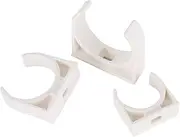Garden Gardening 20/25/32/40/50mm PVC Pipe Clamps Garden Water Pipe Holder Single U Plastic PPR Lock Tube Fixed Snap Clip 6 Pcs Irrigation Fittings (Size : 25mm)