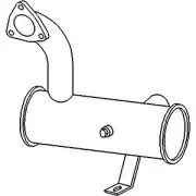 1694965M1 Vertical Muffler Assembly Fits Massey Ferguson Tractor Model 399