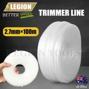 Trimmer Line Whipper Snipper Cord Brushcutter 2.7mm 100m White Nylon Mowers Wire