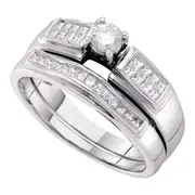 1/2CTW-Diamond RD-CENTER BRIDAL SET