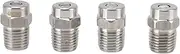 Steel Threaded Nozzles Evenly Spray for Washing Machine 4Pcs Pressure Washer Accessories (030)
