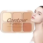 Makeup Concealer Palette,Contouring Makeup Concealer Powder Palette | Silky Texture Cosmetic Tool for Shopping, Daily Use, Dating, Parties, Night Out