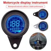 Universal Motorcycle Speedometer Digital Display Odometer Tachometer Fuel Meter