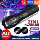 990000LM LED Torch Ultra Violet UV Light Flashlight Blue Purple Inspection Lamp