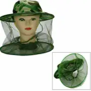 Unisex Mosquito Bee Bug Insect Mesh Head Face Protect Hat X2L7 Cap Net Fast P0Z1