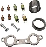 Exhaust Manifold Gasket Seal Spring Rebuild Kit for Polaris Ranger RZR 800 2008-2010 Replaces 3610047 7041687 7041804 5811511