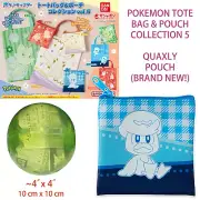 QUAXLY - Pokemon Pouch 4" x 4" Collection 5 BANDAI Gashapon (NEW) USA SHIP!