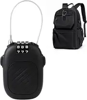 [Xinhuju] Stroller Lock - Compact Travel Locking Cable, Versatile Anti-Theft Locker | Retractable Padlock with Number Dials for Securing Luggage, Ski Gear, Snowboard Equipment, Outdoor Safety Use