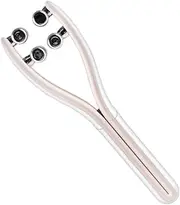 CTIRCHIU 1Pc Face Roller Beauty Tool for Facial Firming and Slimming Ergonomic Massage Device for Skin Tightening Portable V Face Massager Orange