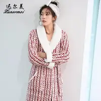 在飛比找樂天市場購物網優惠-睡袍浴袍女夏新娘和服睡衣秋冬法蘭絨長袖可愛韓版睡袍