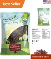 California Organic Raisins, 12 Pounds – Thompson Seedless Select, Sun-Dried, ...