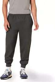 Amazon Essentials Men's Joggers Sweatpants, Fleece, X-Small, Charcoal