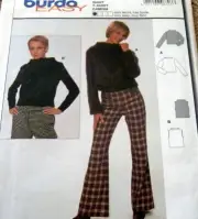 * LOVELY SHIRT BURDA Sewing Pattern Sizes 8-10-12-14-16-18 UNCUT