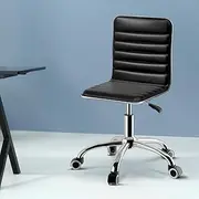 Artiss Ergonomic Office Chair, Leather Executive Desk Computer High Back Gaming Chairs with Wheels Swivel Height Adjustable Flip-up Armrest, for Home Work Study Bedroom Black