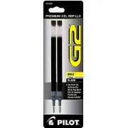 77289 Pilot G2 Gel Rollerball Pen Refill, Bold 1.0mm, Black Ink, 3 Packs of 2