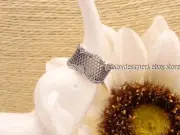 NEW Authentic Pandora LACE OF LOVE Clear Statement Ring 50 5 197706CZ RETIRED