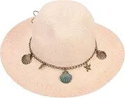 Operitacx Summer Straw Hats Visor Hats for Women Sun Hats for Women Woven Beach Hat Summer Girl Hat Mens Sun Hat Bucket Hat for Women Bucket Hats for Men Shade Ladies Manhattan