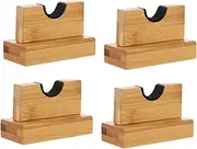 GANAZONO Wooden Baseball Bat Display Rack Elegant Bat Organizer with Base for Efficient Storage and Aesthetic Appeal for Home Office