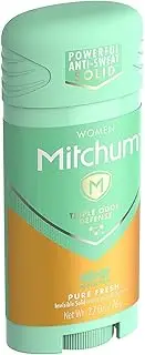 (3) - Lady Mitchum Women's Advanced Control, Pure Fresh, 80ml (Pack of 3)