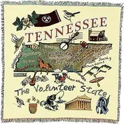 Pure Country Tennessee State Small Blanket Tapestry Throw