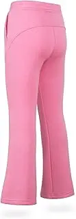 [WELAKEN] Girls Flare Sweatpants Elastic Waist Bootcut Casual Jogger Pants with Pockets