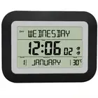Electronic Led Alarm Clock LCD Digital Alarm Clock Large Screen Date8450