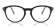 Tom Ford FT5556-B Blue-Light Block 001 Men's Glasses Black Size 51 - Private Health Rebate - Blue Light Block Available