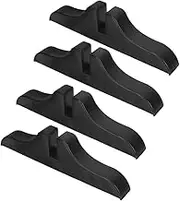 Cabilock 4pcs Fabric Screen Base Divider Bracket for Home Office Partition Support with Tipping Design Clips for Creative Decor