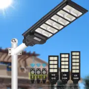 1600W LED Solar Street Wall Light PIR Motion Sensor Security Outdoor Garden Lamp