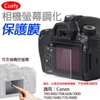 在飛比找momo購物網優惠-Canon佳能 70D相機螢幕鋼化保護膜