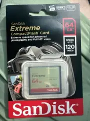 SanDisk SDCFXSB-064G-G46 Extreme CompactFlash 64GB Memory Card