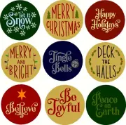 REUSABLE STENCIL 9 pc Set 10134 5" CHRISTMAS Ornaments MYLAR SIGN STENCILS