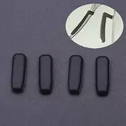 Glasses Nose Pads,BEHLINE Soft Silicone Plug-in/Push-in Nose Pads Nose Piece for IC! IC Berlin Eyeglasses Sunglasses Frames with with Cleaning Cloth(Black)