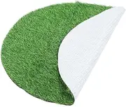 Realistic Artificial Rug for Patio Decoration Round Greenery Turf Cushion Centerpiece for Dining Table Outdoor Cover Height Fake Decor