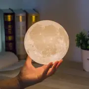 Multicolor Home Decoration customised table lamps touch mood lights moon lamp sm
