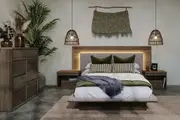 Eastwood Bed Frame with Platform Base - Super King / Light French