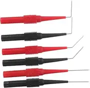 HOMOBABE 6Pcs Multimeter Probes Piercing Needle Probes with Straight Angled Tips for Automotive Industrial Home Electrical Testing Versatile Easy to Use