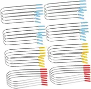WOONEKY 1 Set Curler Clip Replacement Kit Assorted U Shaped Hot Roller Clips for Electric Rollers Easy to Carry Hair Styling