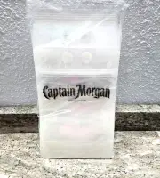 50 NEW Captain Morgan Drink Cocktail Pouches - Zip Lock, Refillable