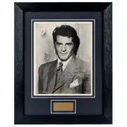 Francis Lederer Personally Signed Romance in Manhattan Personalised 8 x 10 Photograph Framed