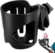 Wheelchair Cup Holder - Drink Cup Holder Organizers | 360 Degrees Rotation Removable Water Bottle Mount Stand for Her, Him, Mom