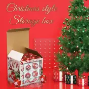 Christmas Tree 64 Baubles Storage Box Ornament Xmas Tree Bag Decoration Box New