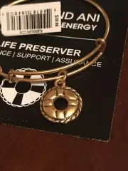 Alex and Ani + Energy Bracelet Life Preserver Rafaelian Gold